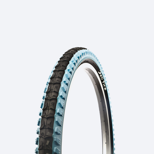 Anvelopa pentru bicicleta, Deli Tire, S-609 K 24X2.00 ALBASTRU+NEGRU BK